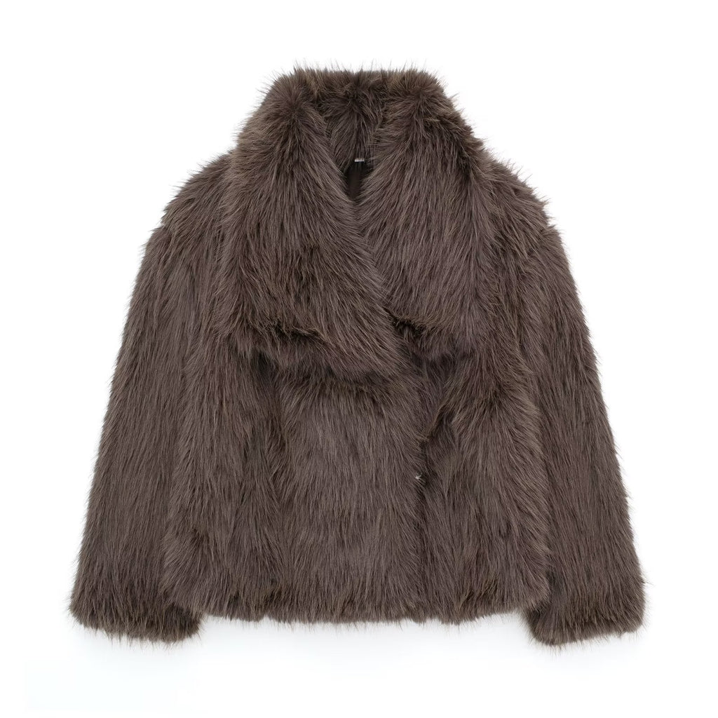 Manteau Marivelle en Fausse Fourrure