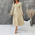 Robe Longue Bohème Beige