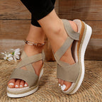 Sandales à Talon Lapon - Style Gladiator et Semelle Plateforme