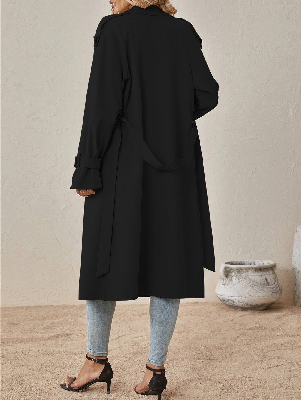 Women's Double-row Slim Fit Coat Overcoat