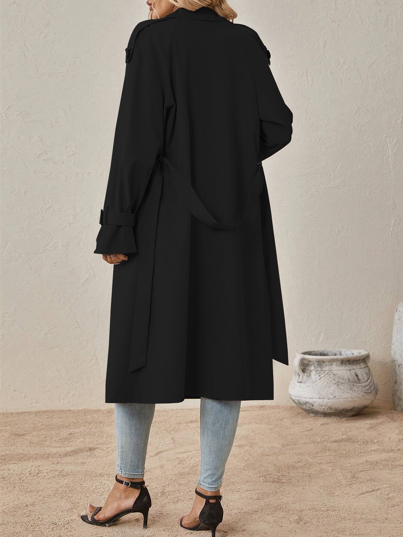Women's Double-row Slim Fit Coat Overcoat