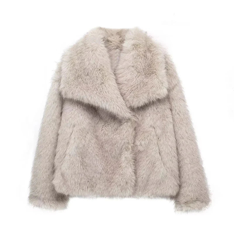 Manteau Marivelle en Fausse Fourrure