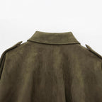 Veste Oversize en Suédine Marivelle