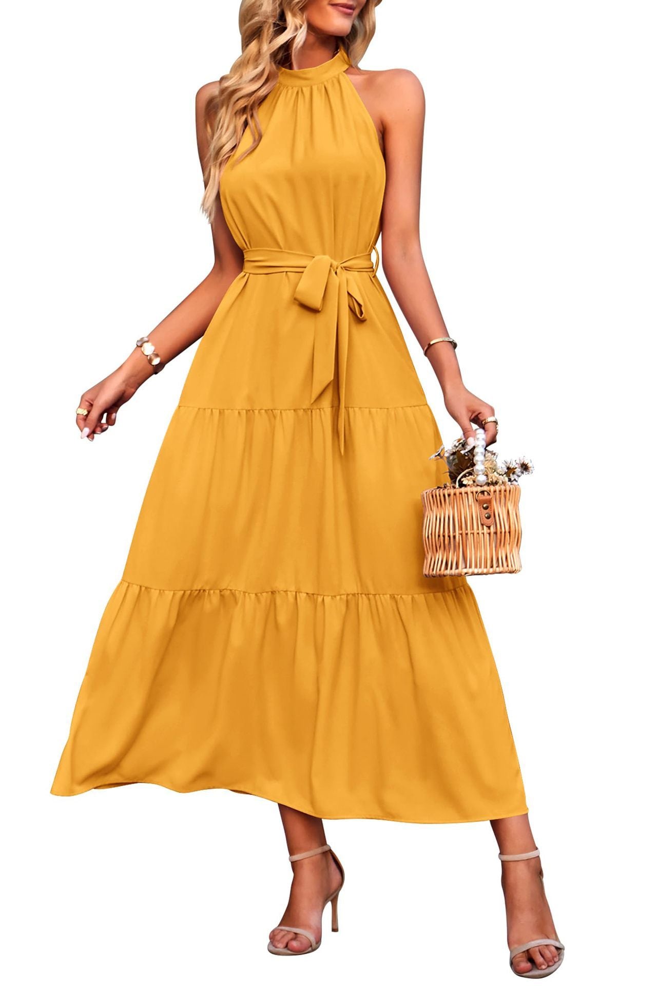 Robe Longue Dos Nu Noire