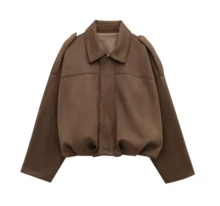 Veste Oversize en Suédine Marivelle