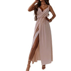 Robe Portefeuille Satinée