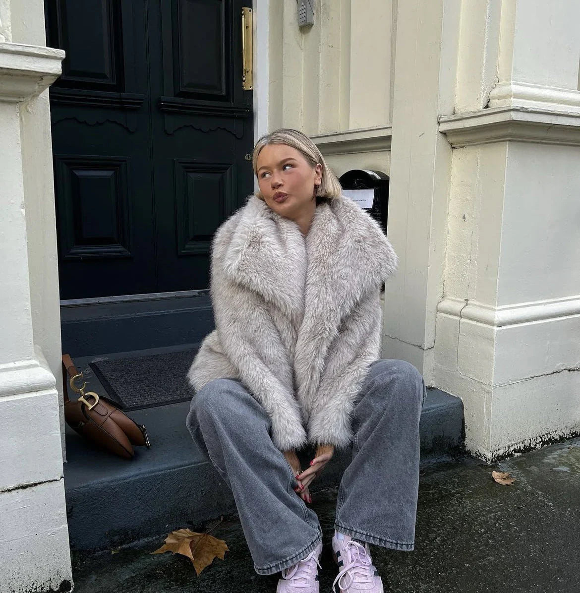 Manteau Marivelle en Fausse Fourrure