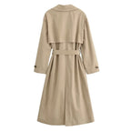 Trench Élise - Élégance Automnale et Ceinture Cintrée