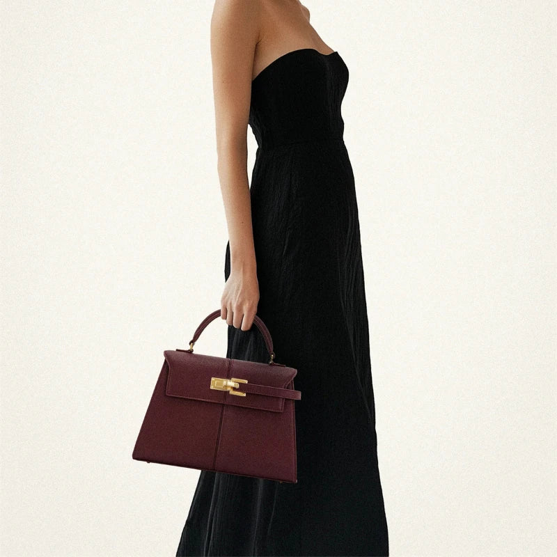 Sac Signature Marivelle en Cuir Véritable