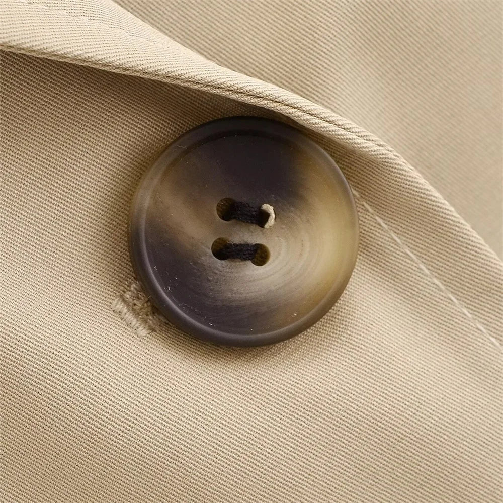 Trench Élise - Élégance Automnale et Ceinture Cintrée