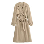 Trench Élise - Élégance Automnale et Ceinture Cintrée