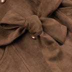 Manteau Camille - L'Audace Sensuelle en Velours et Suède