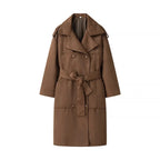 Manteau Camille - L'Audace Sensuelle en Velours et Suède