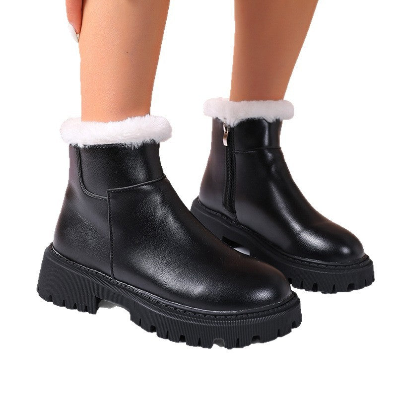 Bottes Hiver Grande Taille - Modèle Martin Isolé à Semelle Épaisse