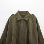 Veste Oversize en Suédine Marivelle