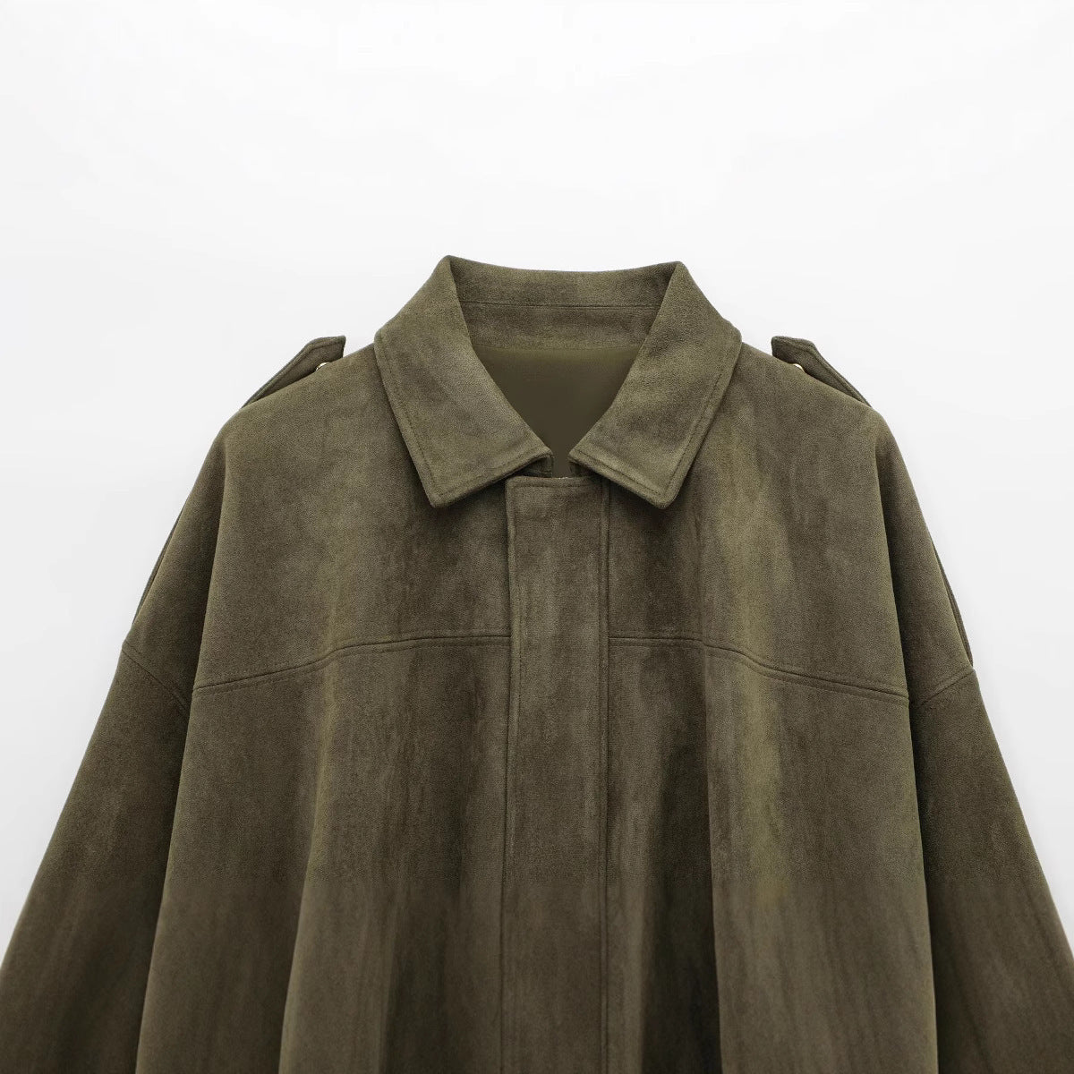 Veste Oversize en Suédine Marivelle