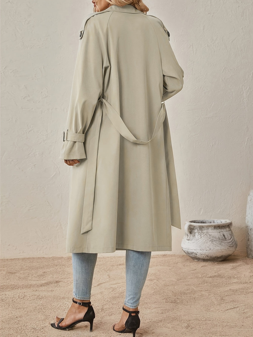 Women's Double-row Slim Fit Coat Overcoat