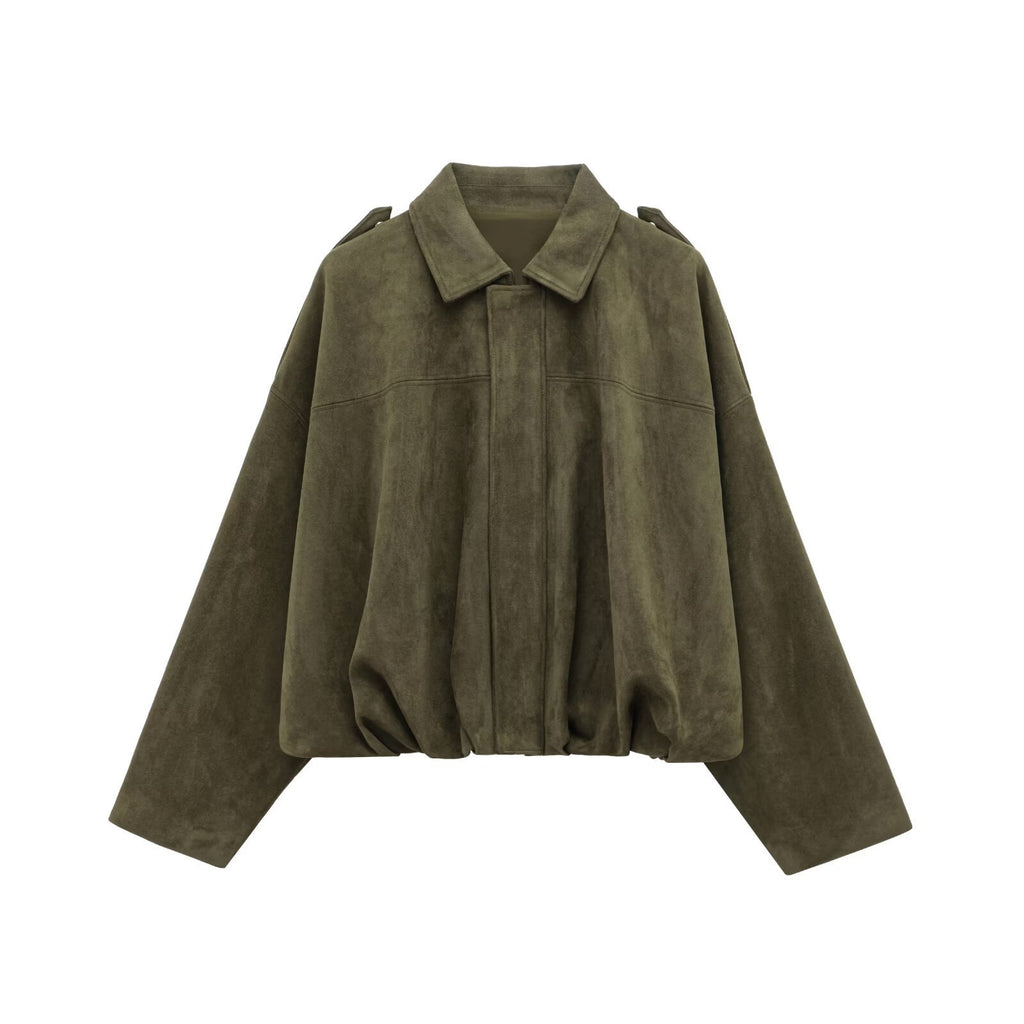 Veste Oversize en Suédine Marivelle