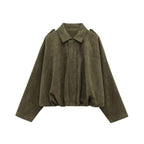 Veste Oversize en Suédine Marivelle