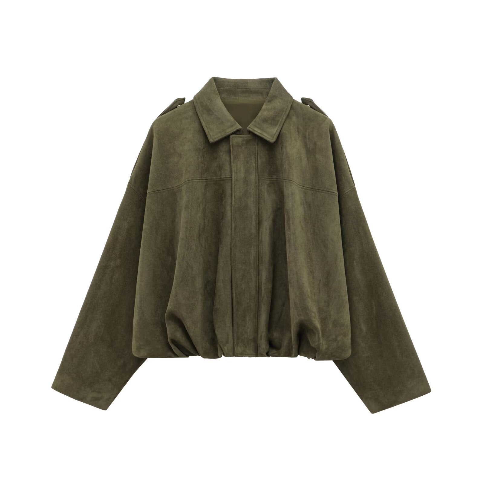 Veste Oversize en Suédine Marivelle