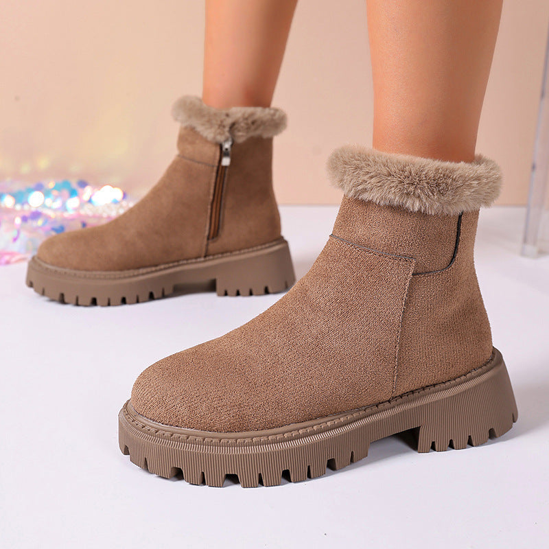 Bottes Hiver Grande Taille - Modèle Martin Isolé à Semelle Épaisse