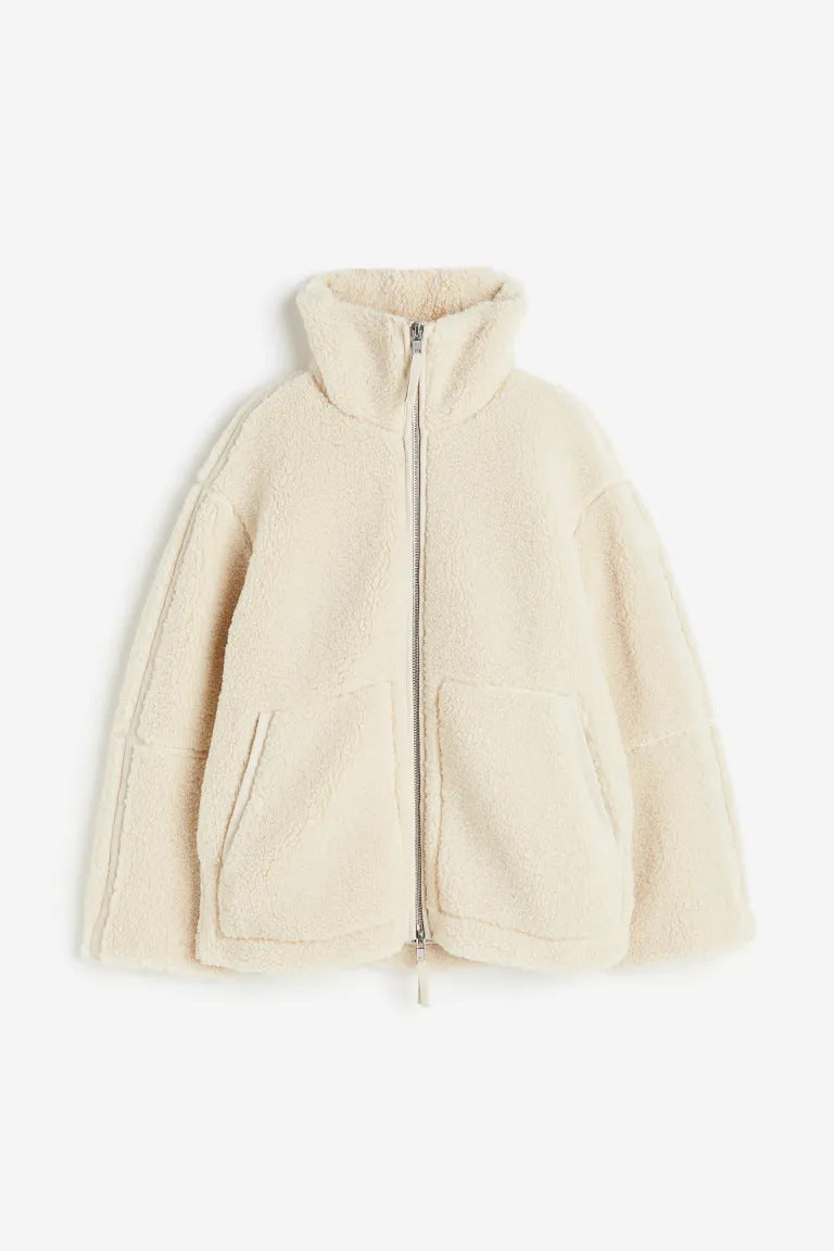 Manteau Marivelle en Laine d'Agneau Élégant