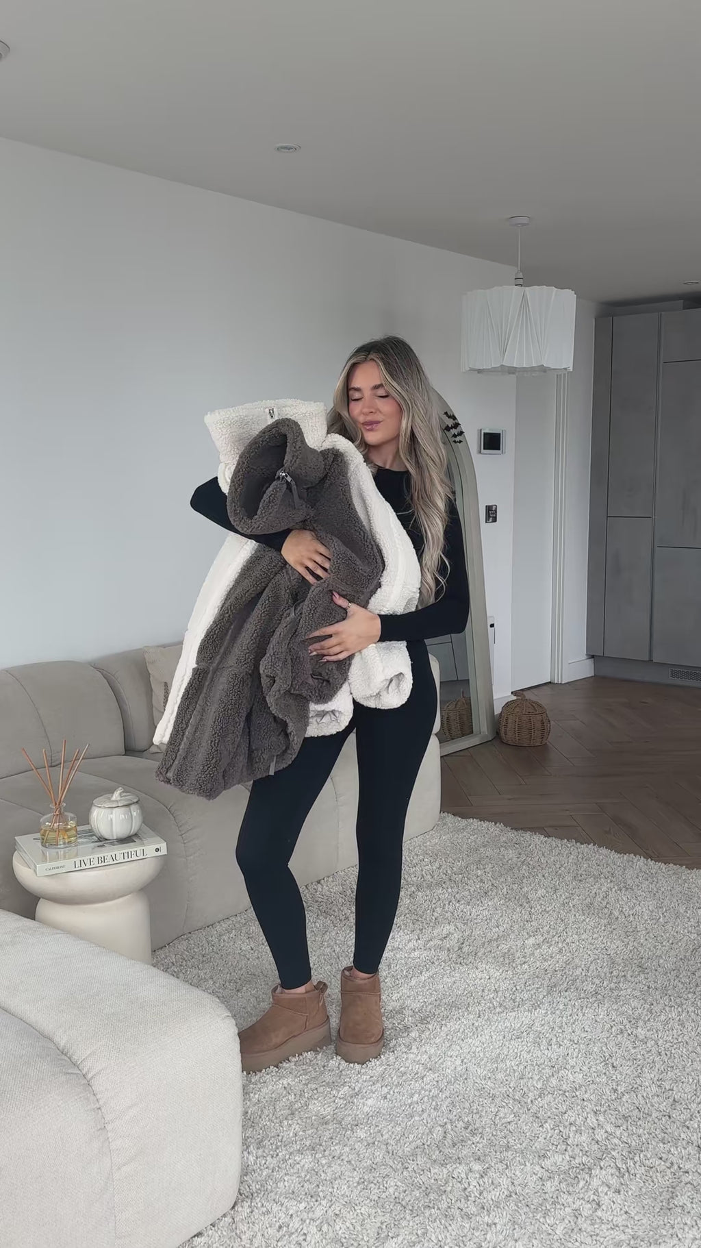 Manteau Marivelle en Laine d'Agneau Élégant