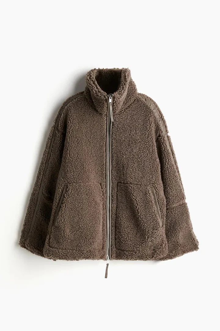 Manteau Marivelle en Laine d'Agneau Élégant